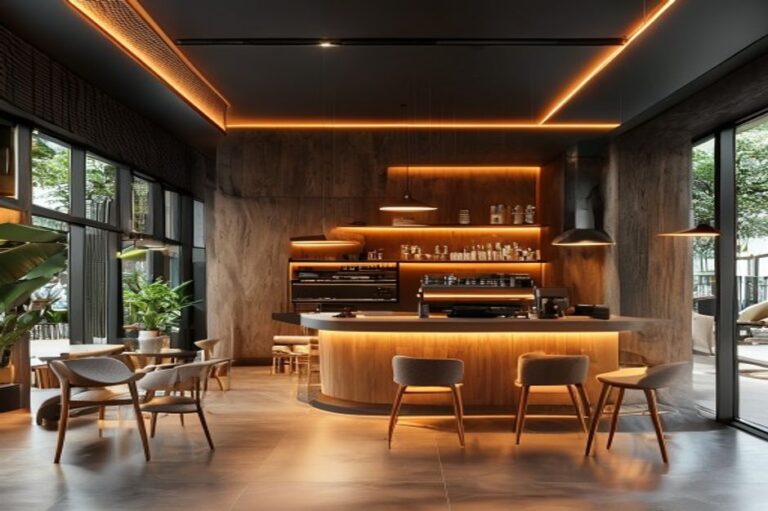interior cafe dan resto di pemalang