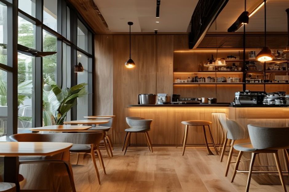 interior cafe dan resto di pemalang