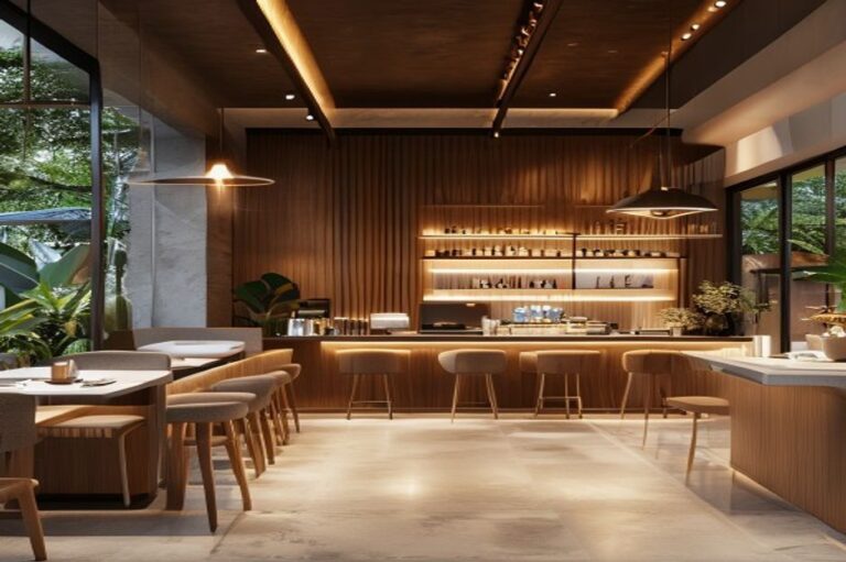 interior cafe dan resto di slawi
