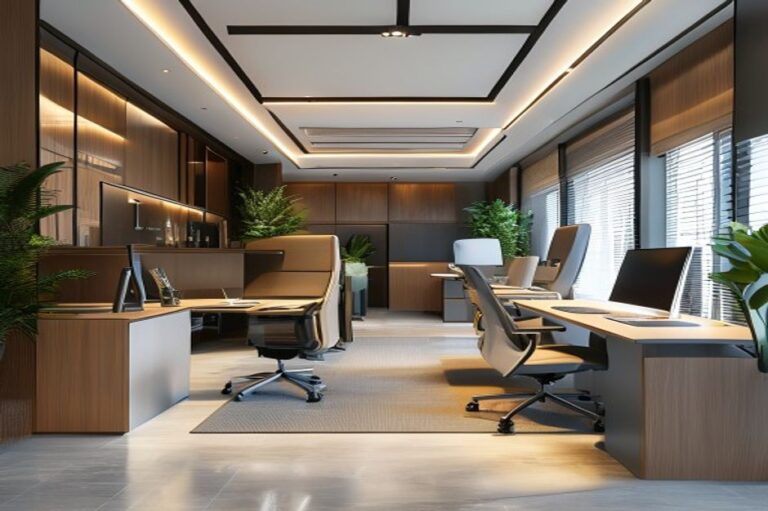 interior kantor modern tegal